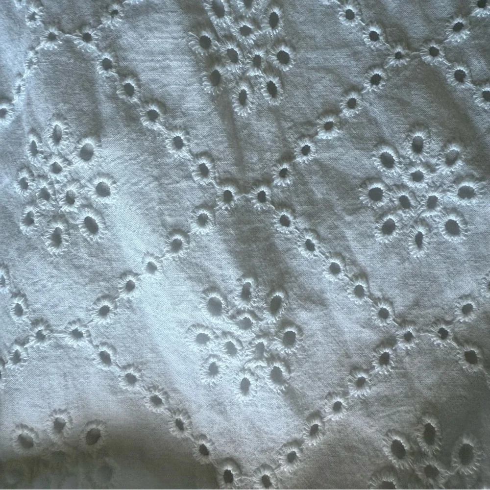 Isabel Maternity 100% Cotton Eyelet Dress - Picture 11 of 13
